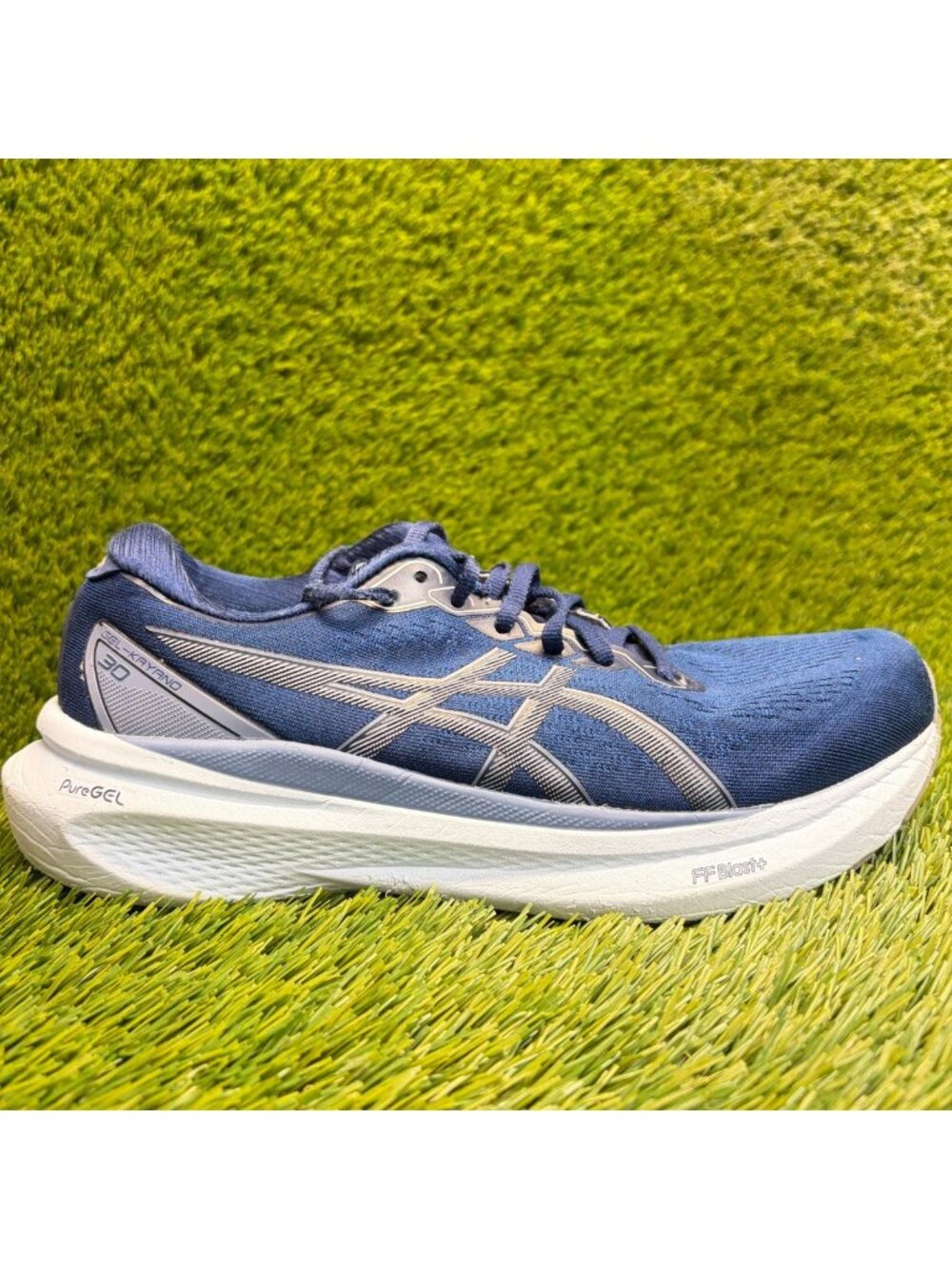 Asics Gel-Kayano 30 Womens Size 9 Blue Athletic Running Walking Shoes Sneakers